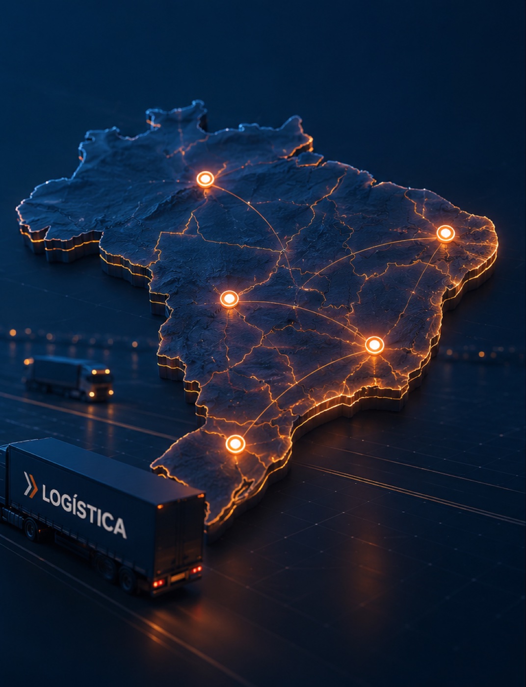 Cobertura nacional da Sette Vias nas cinco regiões do Brasil
